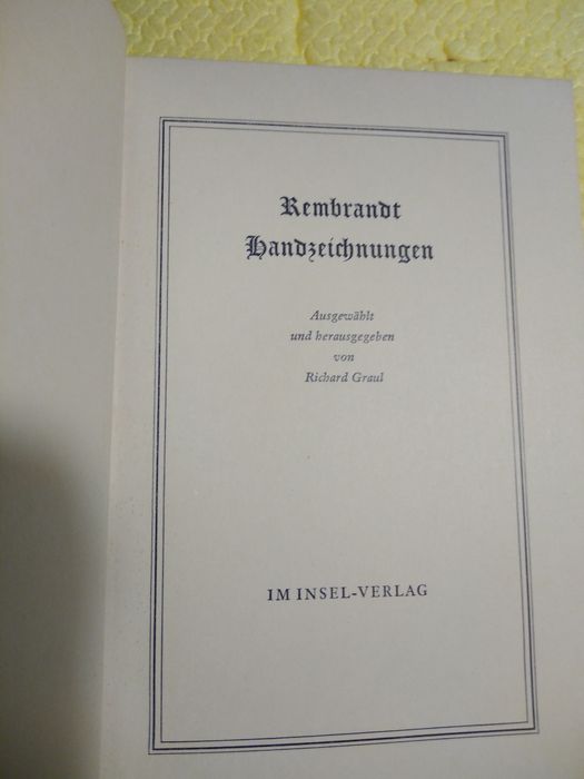Книга Рембрандт. Старая.