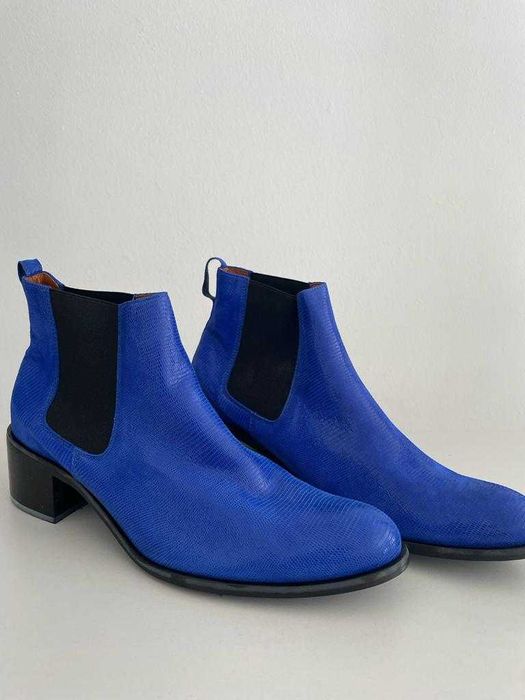 Sztyblety damskie niebieskie.