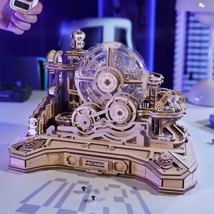 Настольная игра. rokr gear ball challenge. прийди к финишу