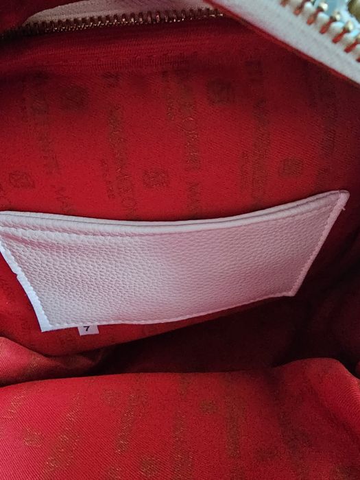 Torebka na ramię i do ręki Błękitno biała Massimo Contti