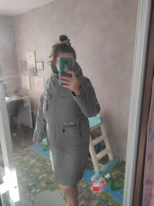 Демісезонне пальто, весняна куртка, пальто жіноче 48