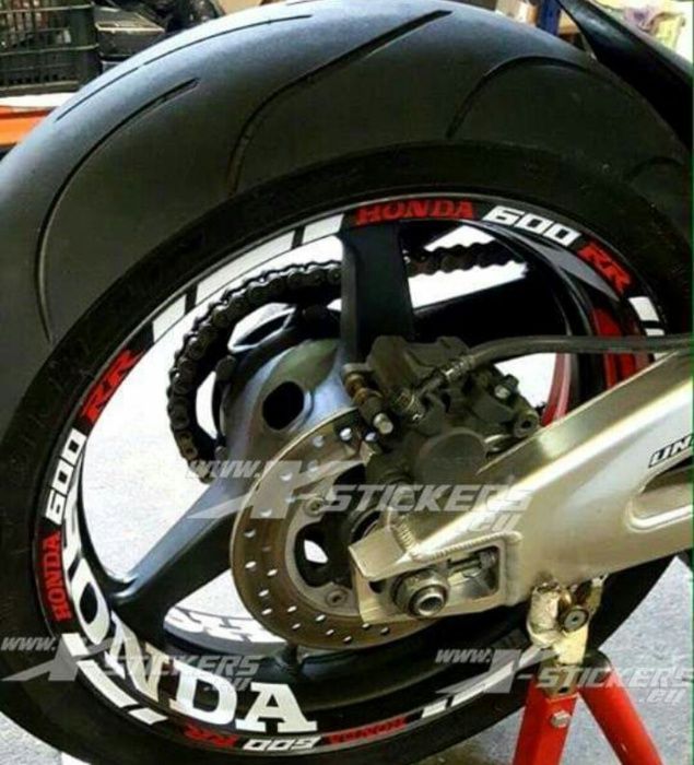 Наклейки для колес комплекты, Bmw, Honda, Kawasaki, Suzuki, Triumph