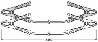 Przewody kable rozruchowe OSRAM 700A 3,5M