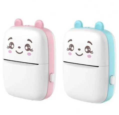 Портативний Міні принтер дитячий з папером  Бездротовий Bluetooth друк