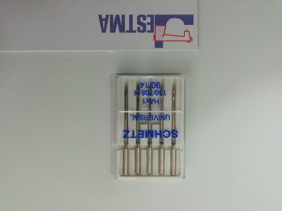 Agulhas para máquina de costura doméstica SINGER, OLIVA, PFAFF, Alfa