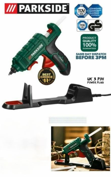 Беспроводной клеевой пистолет GERMAN Parkside PHP 500 E3/термопистолет