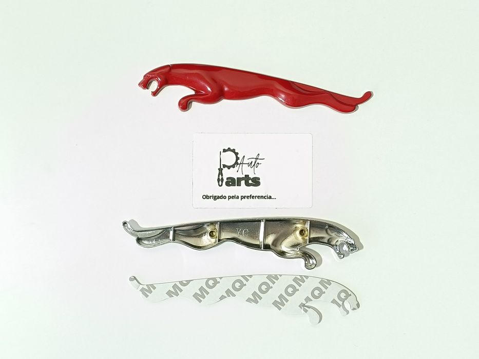 Emblema símbolo logotipo busto Jaguar Mala/Capô