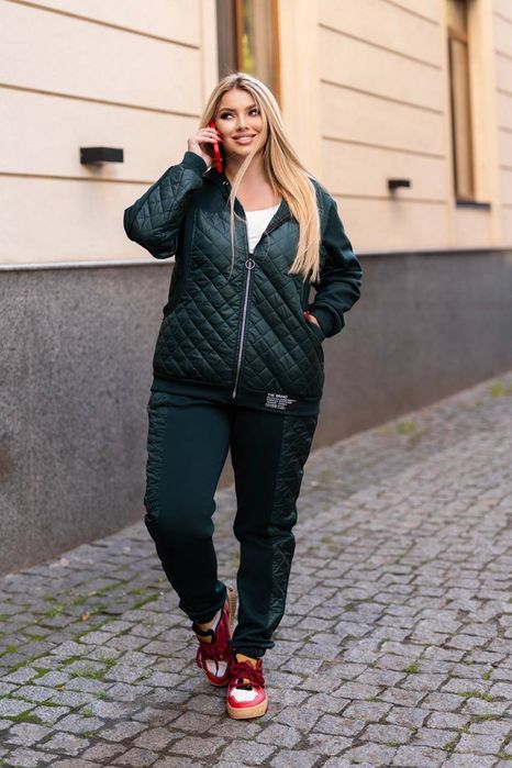 Тёплый костюм с курткой батал 44-58