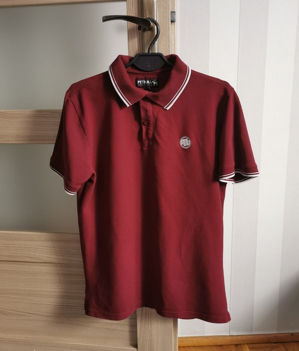 Oryginalna Koszulka Polo Pit Bull West Coast Regular Fit StreetWear ##