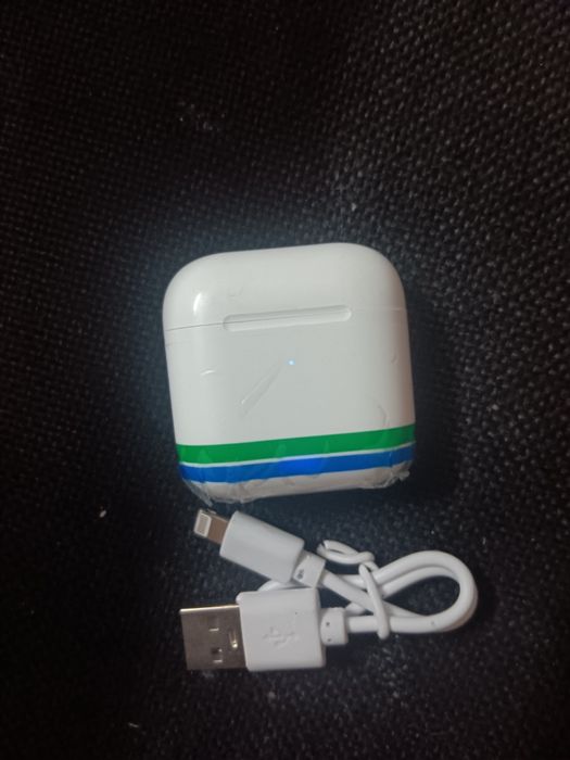 Fones de ouvido sem fios.