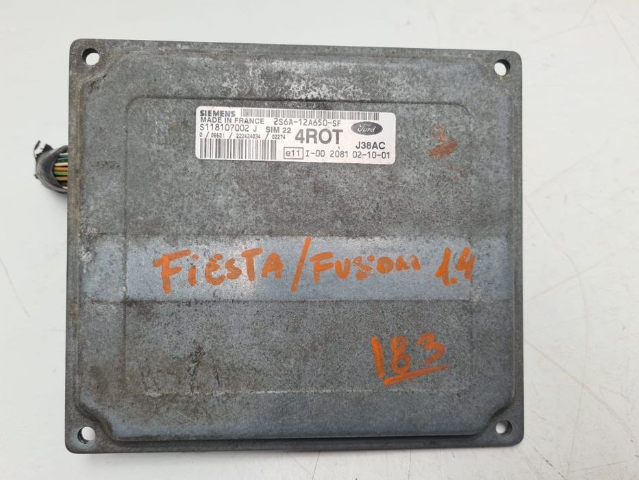 CENTRALINA SIEMENS ORIGINAL S118107002J 2S6A12A650SF 4ROT FORD FIESTA