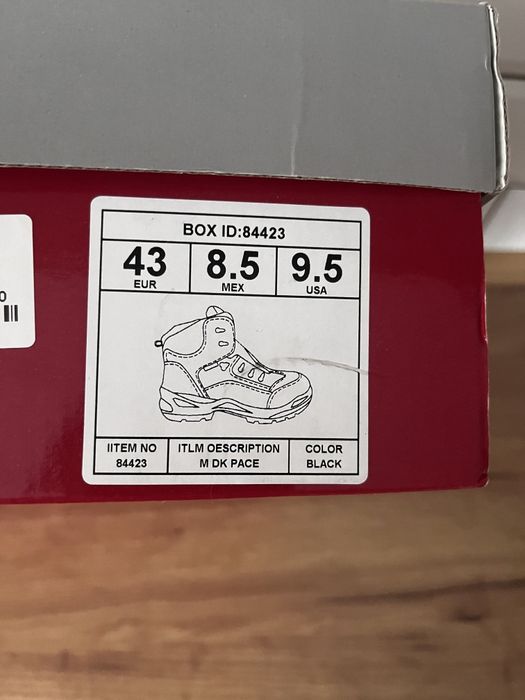 Шкіряні черевики, розмір 43