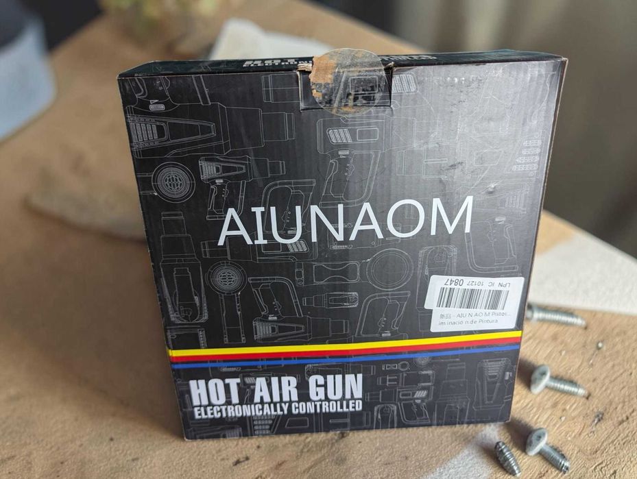 Термофен AIUNAOM HG01 2000W технічний фен 2 рівня подачі повітря будівельний строительный для термоусадки