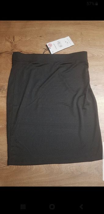 Spódnica mini ołówkowa, połyskująca