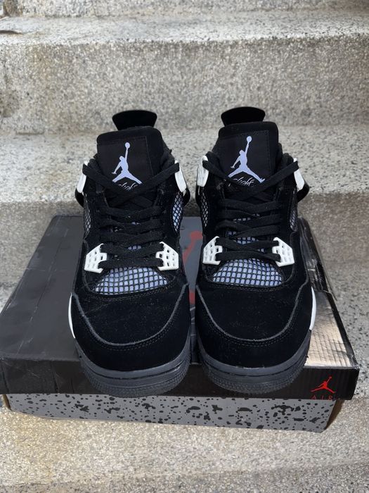 Air Jordan 4 Black White – Tamanho 43