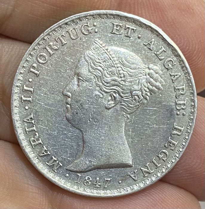 Moeda (1943 ) - D. Maria II - 500 Reis 1847