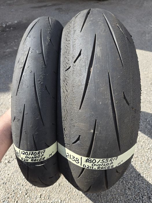 180/55R17 120 70 17 Dunlop D211 Racer M 2024 років