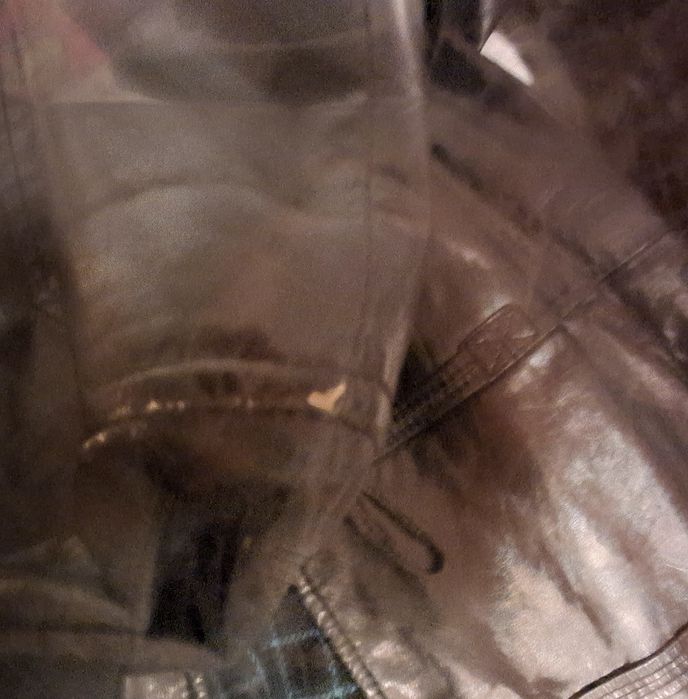 Skóra z podpinką, skóra kupiona w Modzie Polskiej, 100 % skóra,  płasz