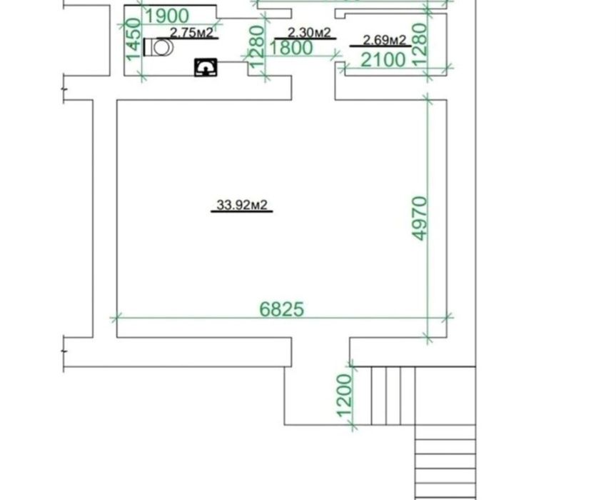 Оренда комерційного приміщення 43 м² | Масани