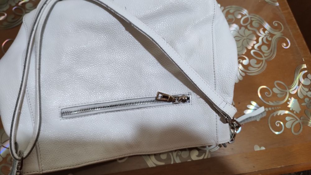 Летняя сумка, кожа