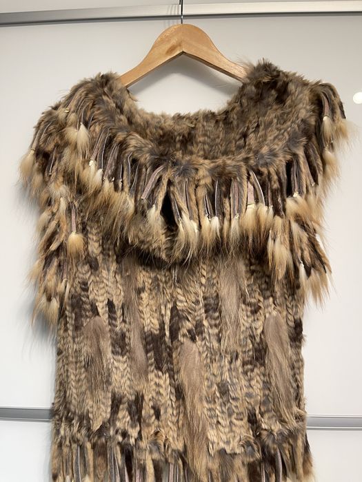 OCHNIK Boheme Kamizelka Bezrękawnik ze skóry naturalnej M