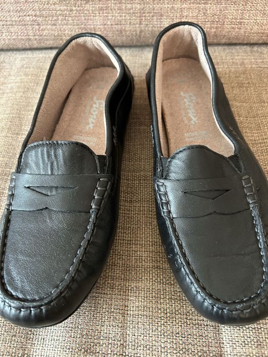 Sioux шкіряні туфлі мокасини балетки 37 р G