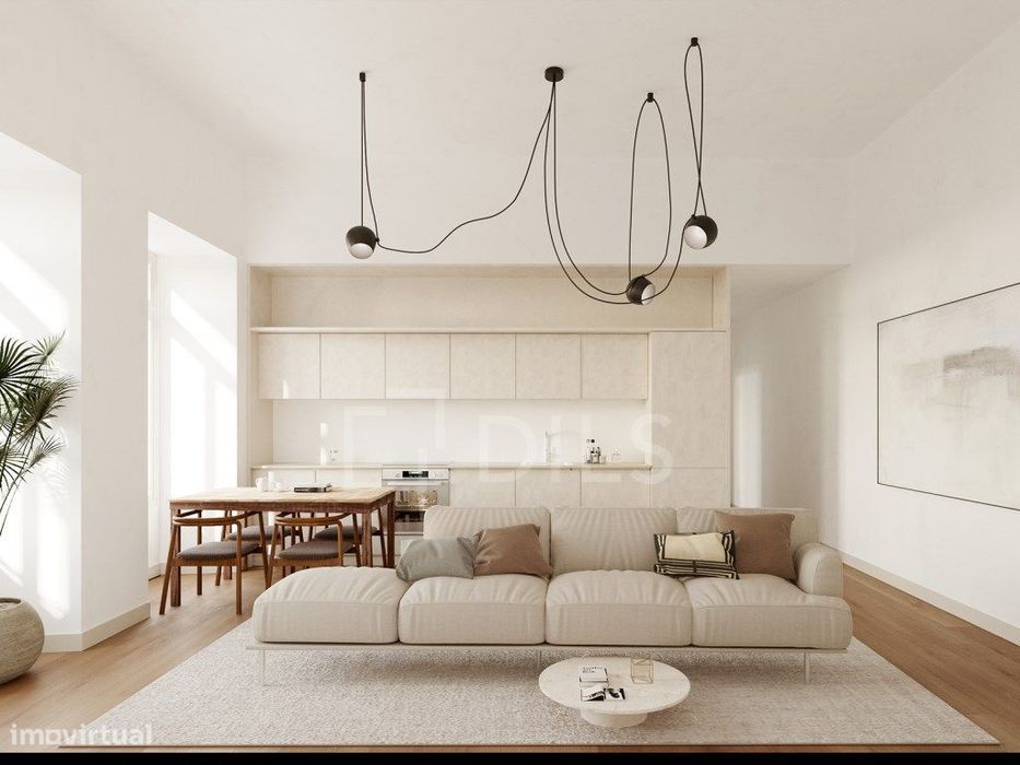Apartamento T2 com varanda em novo empreendimento na Avenida Almira...