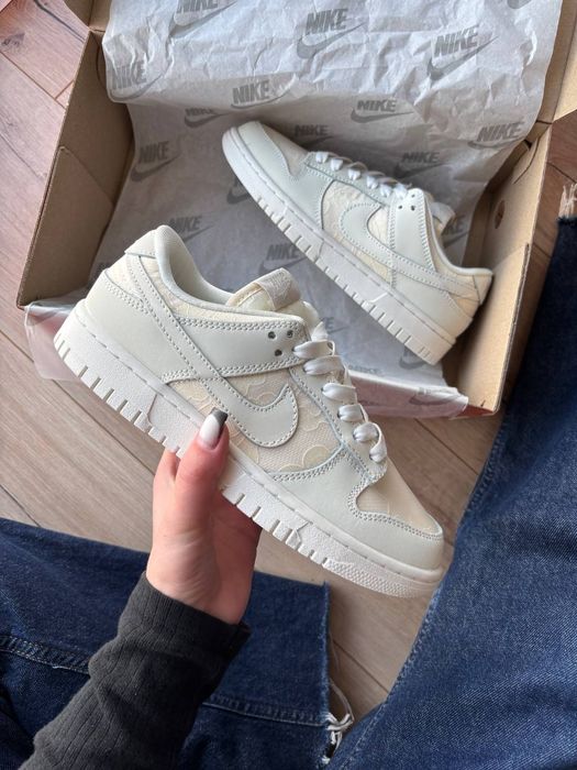Кросівки Кроссовки Nike SB Dunk Low Lace Pack Regal Beige Бежевый Бежевий Кросовки демісезон