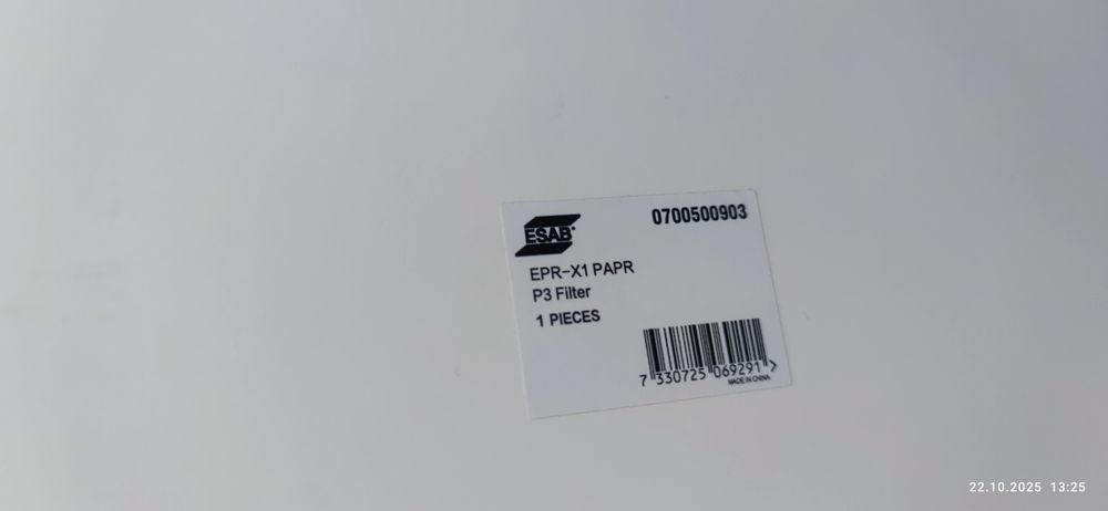 Filtr esab x1 papr epr-x1