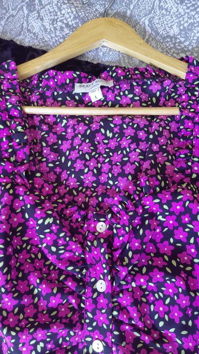 Vestido floral curto