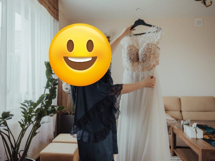 Koronkowa suknia ślubna +szal