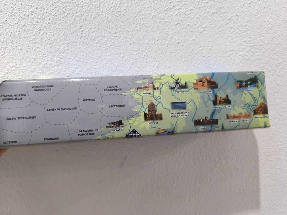 Mapa zdrapka Polski - atrakcje turystyczne Polski NOWA!