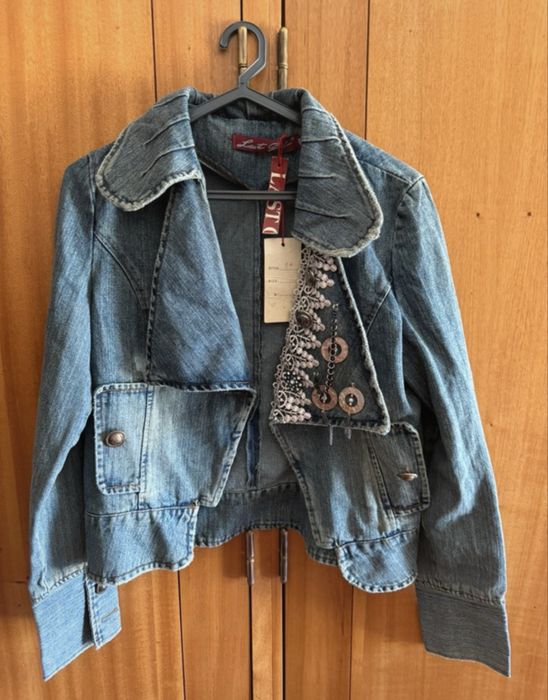 Blusão ganga L vintage novo