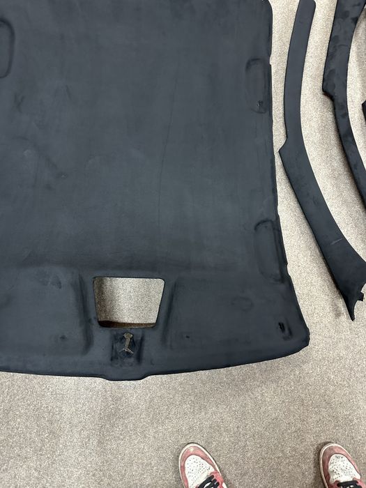 CLK W208 Czarna Podsufitka Suede – Komplet – Odnowiona