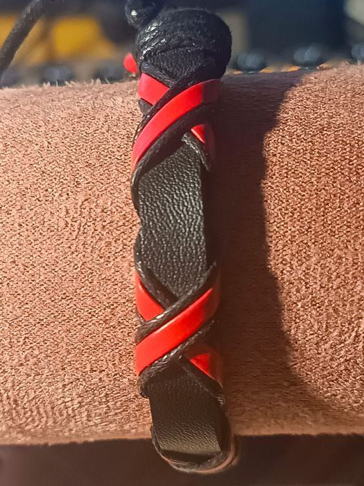 Bransoletka skórzana męska Unisex