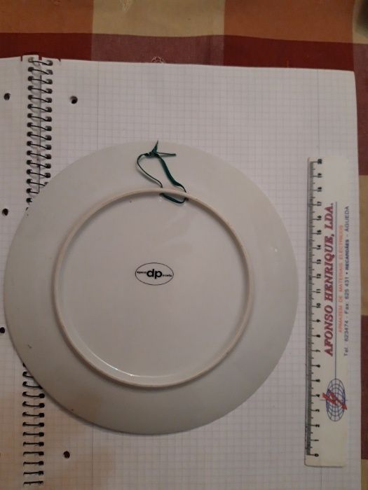 Prato decorativo Alemão Porcelana