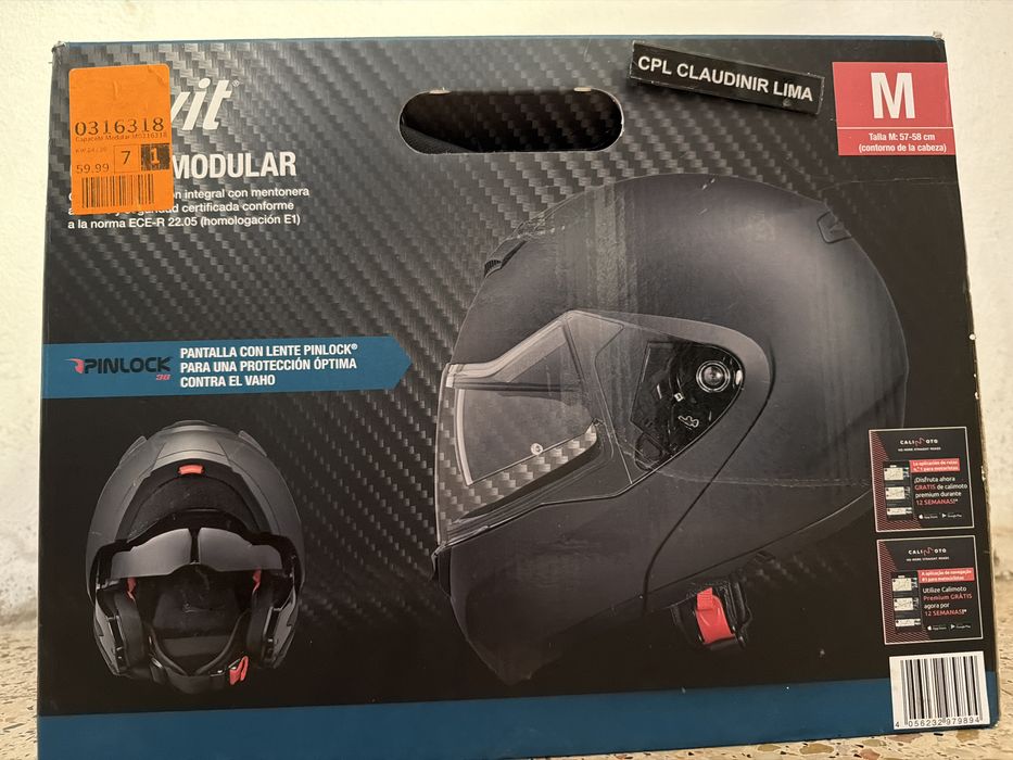 Vendo capacete de moto munca usado