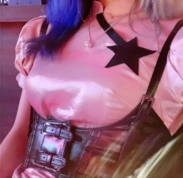 Nowy czarny gorset kamizelka S/M cosplay Halloween