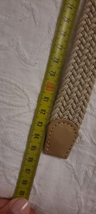 Cinto bege 80 cm com elástico