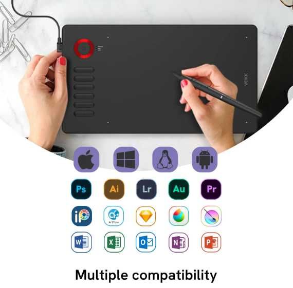 Графічний планшет VEIKK A15 Pro 10×6"