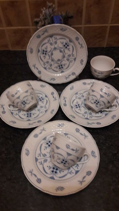 Тарелка чайная пара сервиз винтаж  клеймо Бавария