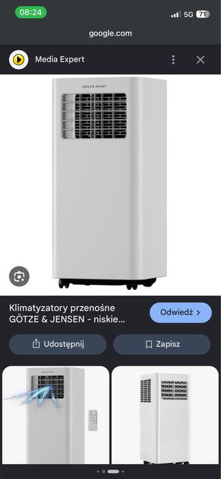 Klimatyzator przenośny