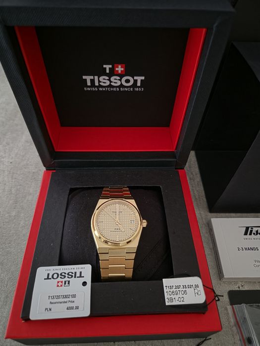 Tissot PRX Powermatic 80 35mm-Gold PVD/FULL SET/