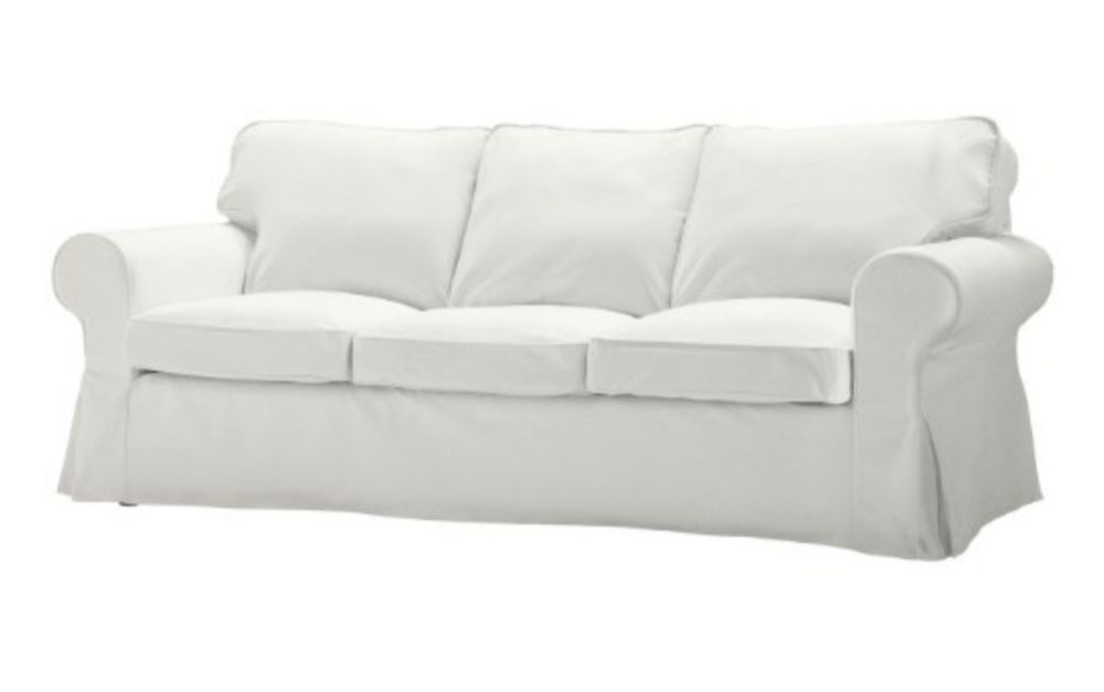 Ikea Ektorp pokrycie sofy 3 osobowej Blekinge White (biały)