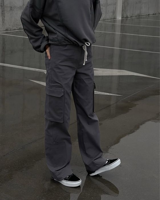 Брюки джинсы  карго. Розмір М.