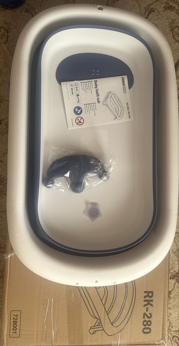 Складна ванночка дитяча з подушкою Ricokids RK-280 Нова