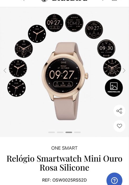 Relógio One Smartwatch One QueenCall Rosegold Silicone