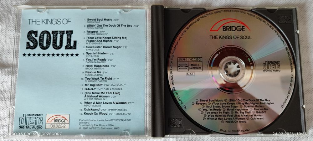 The King of soul płyta CD super stan