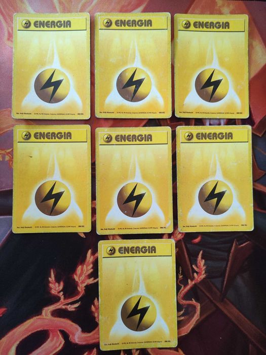37 energias  Cartas Pokémon