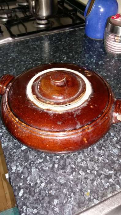 Pote Sec XIX Faiança